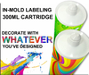 10oz IML Plastic Cartridge for Construction Sealants