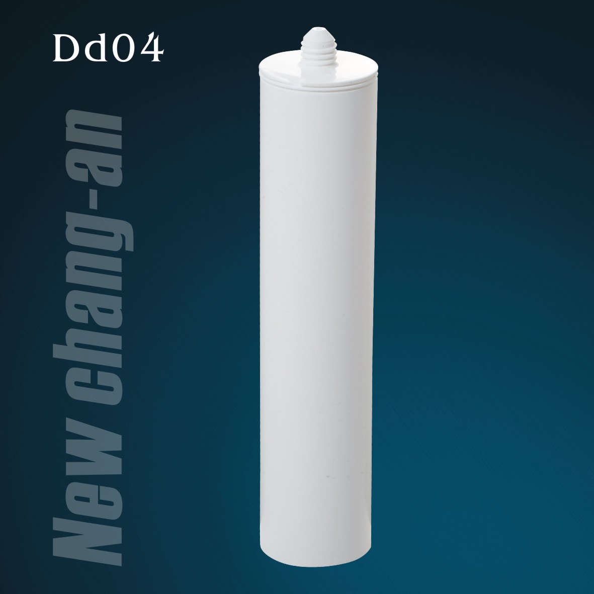 300ml Empty HDPE Plastic Cartridge for Silicone Sealant Dd04