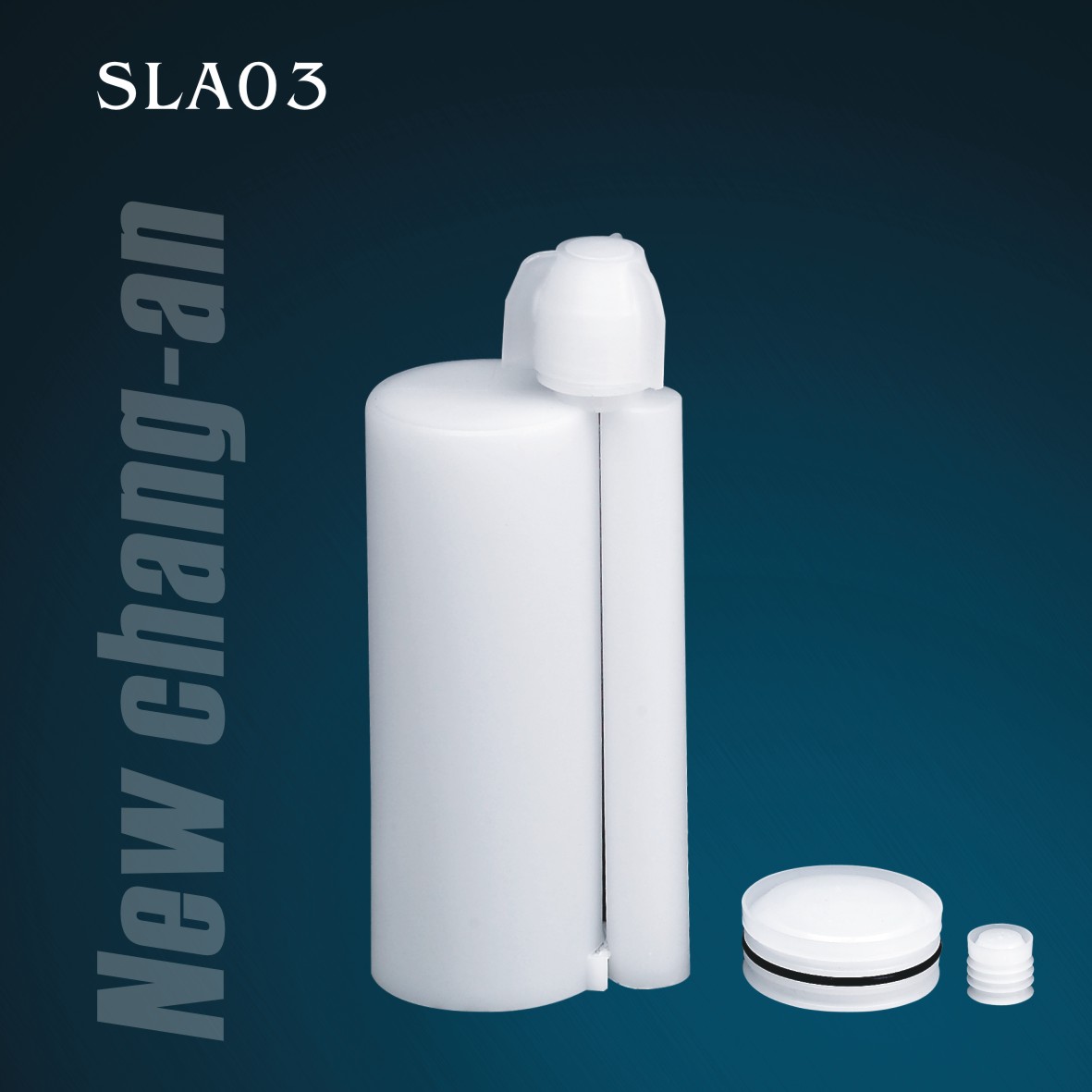 180ml:18ml Two-Component Dual Cartridge for Pack A+B Adhesive SLA03